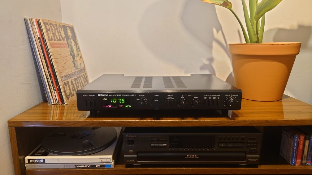 Kraus/Cybernet CR80S amplituner stereo, japoński vintage lata 80te