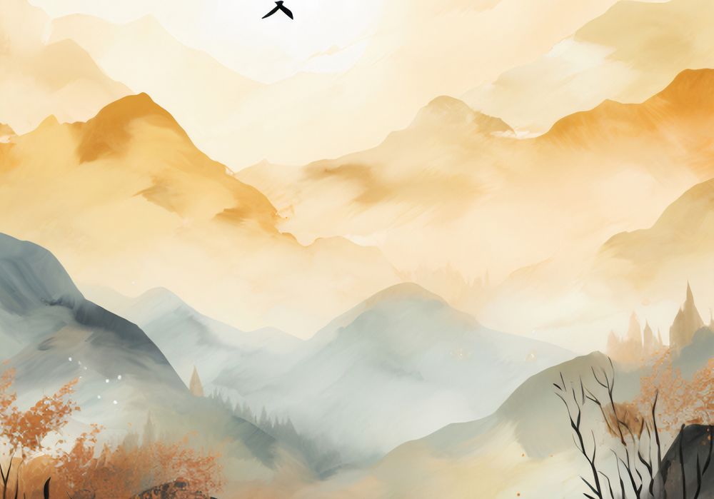 Plakat 66,5x46,5cm Zorza Świtania