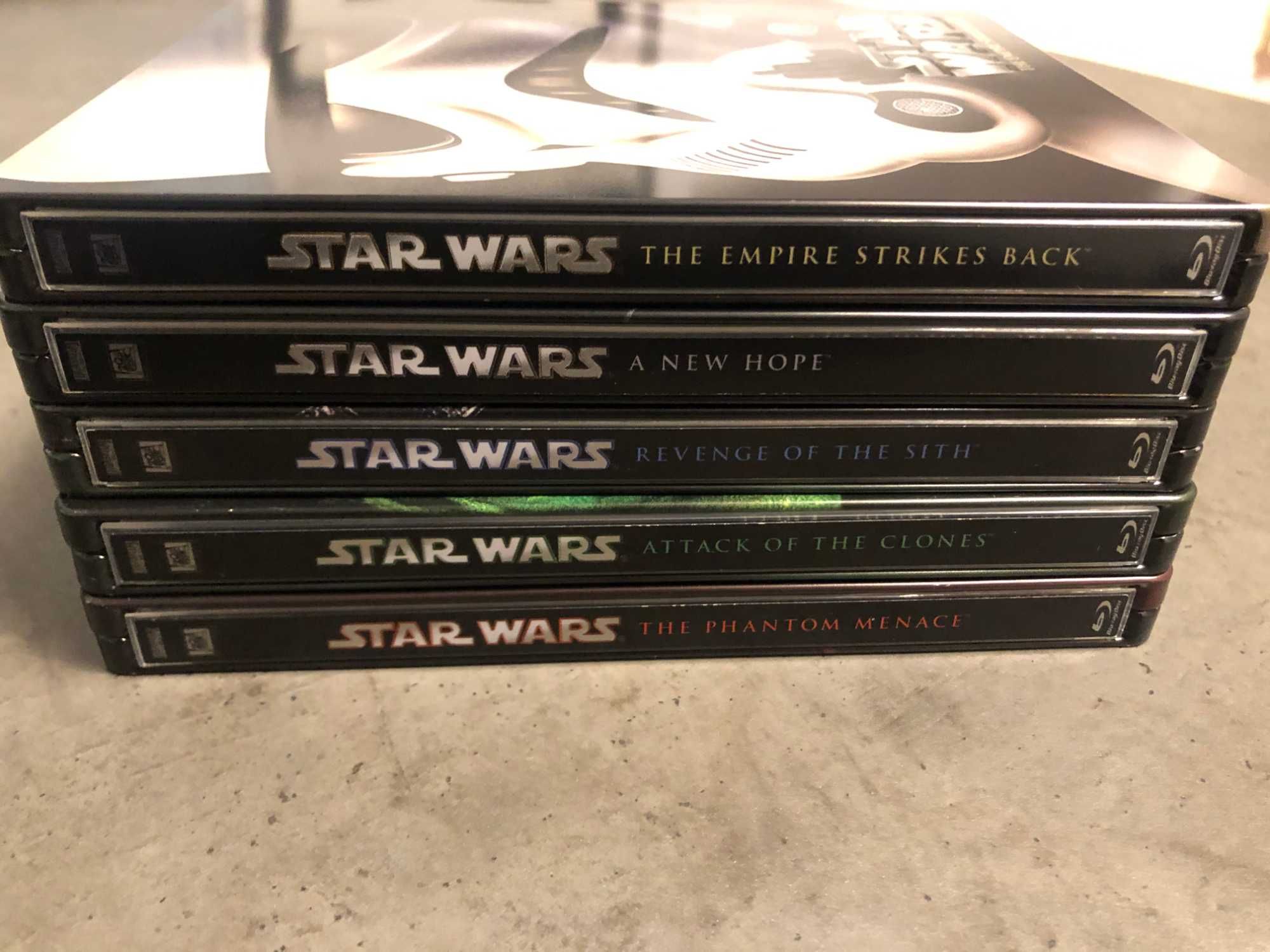 Star Wars I-V Steelbook Blu-ray Zestaw