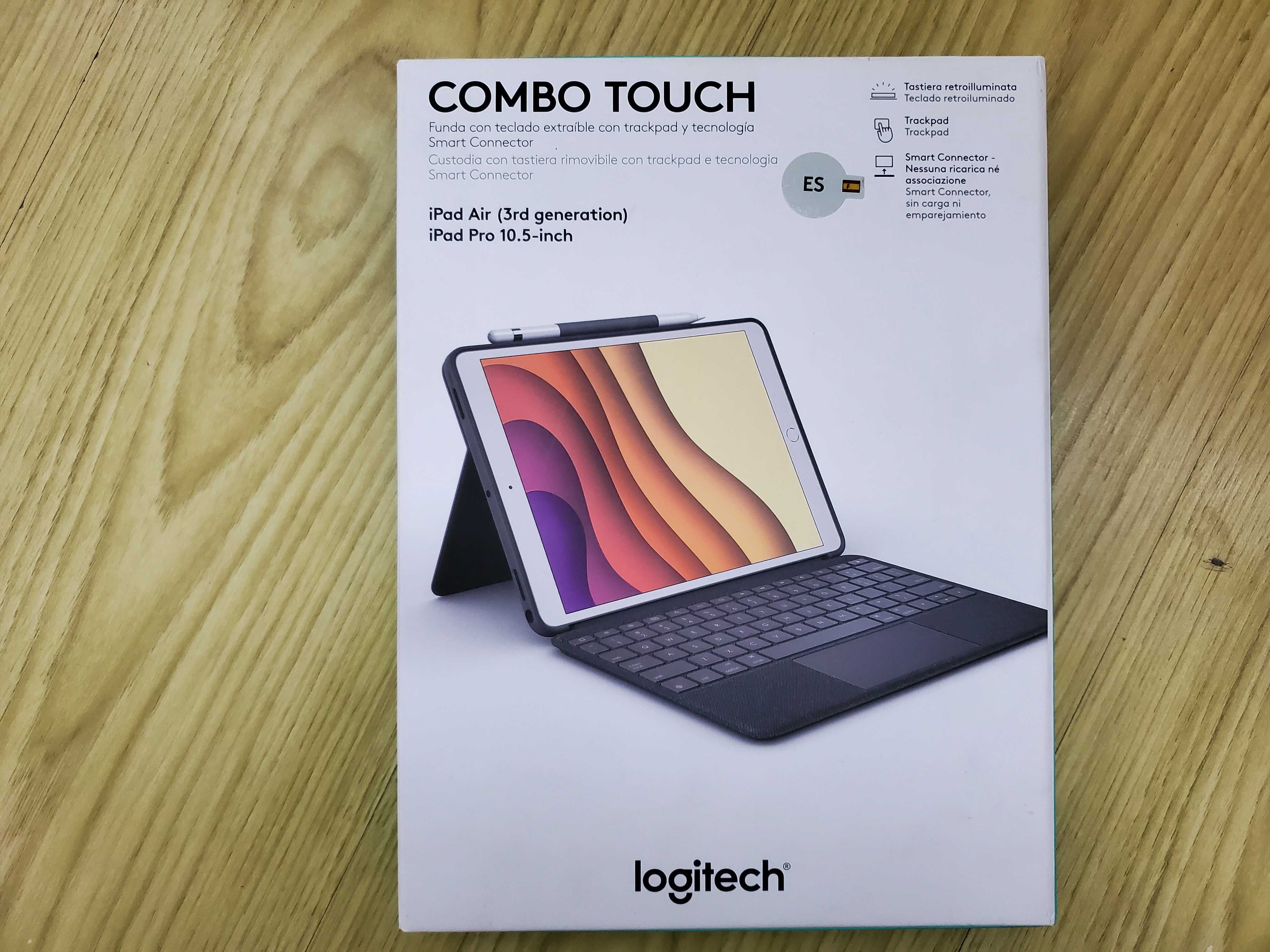 Обложка-клавиатура Logitech Combo Touch for Apple iPad Pro 10.5" Air 3