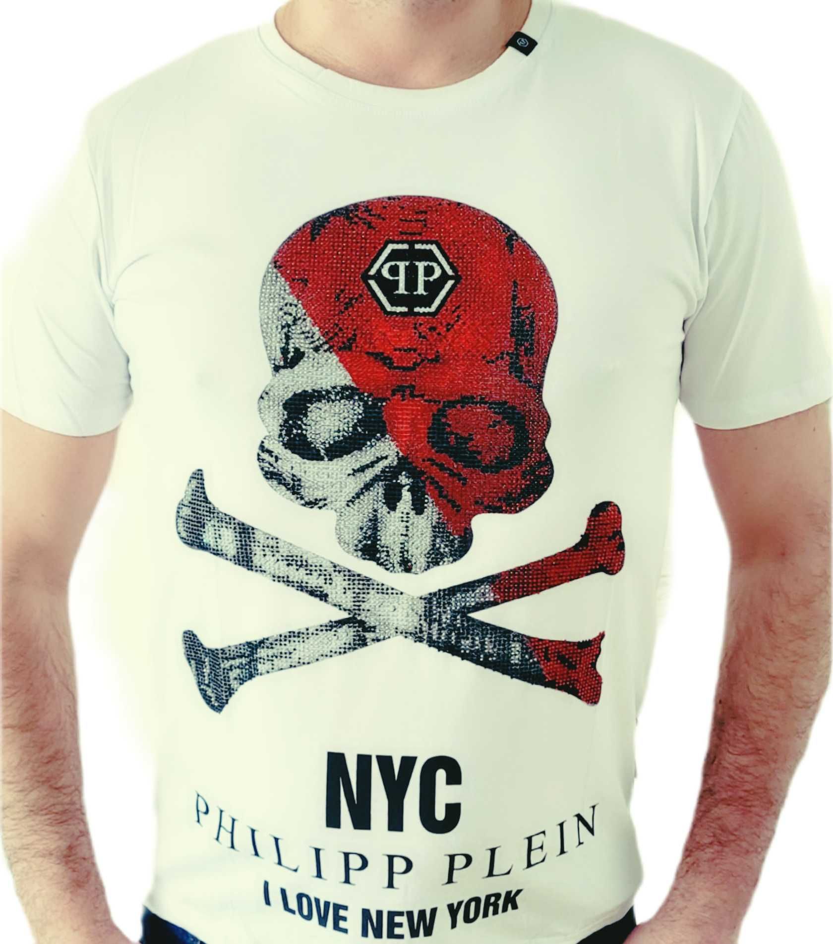 Koszulka T-shirt męski Philipp Plein Skull roz.M