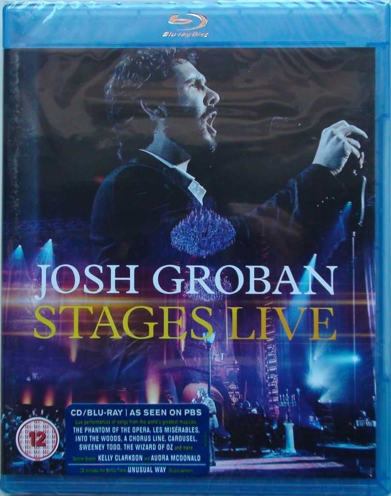 Josh Groban "Stages Live" CD+Blu-ray (Nowy w folii)