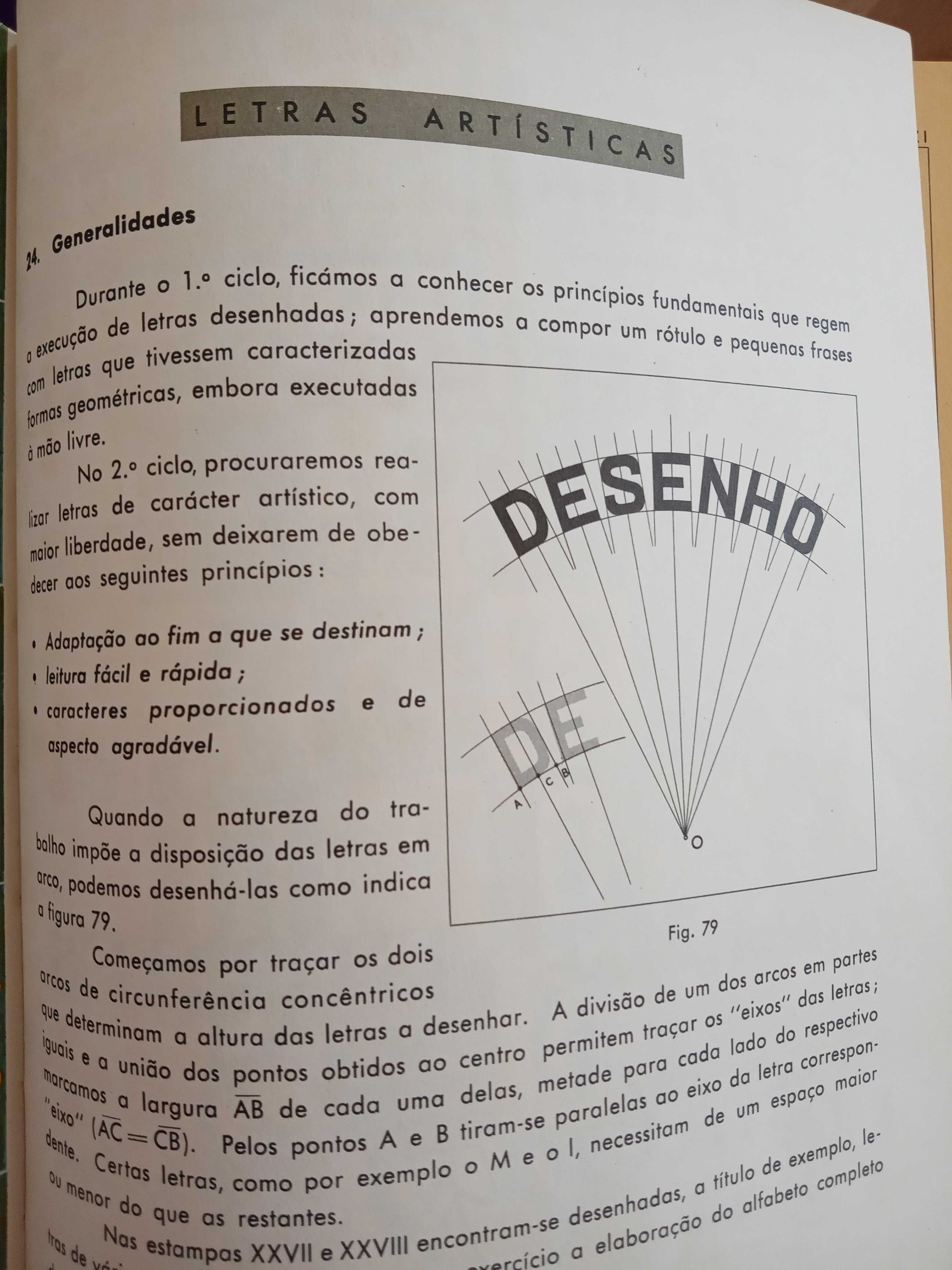 Desenho M.Helena Abreu e Pessegueiro Miranda - 2ciclo dos liceus. RARO