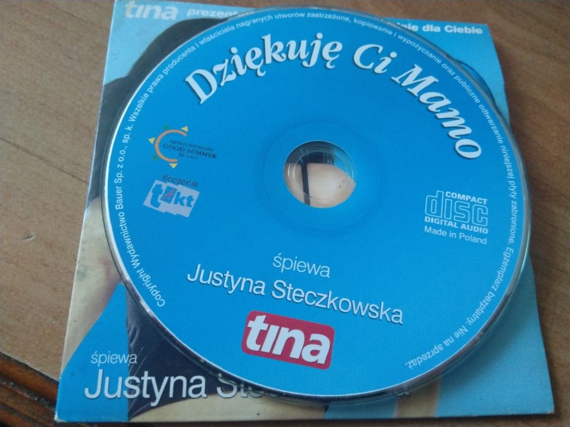 Płyta CD Dziękuję Ci Mamo Justyna Steczkowska