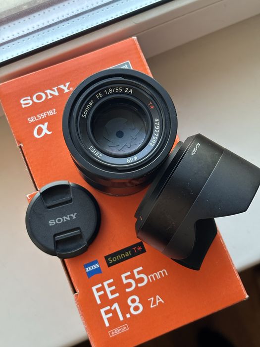 Sony fe 55 1.8 za