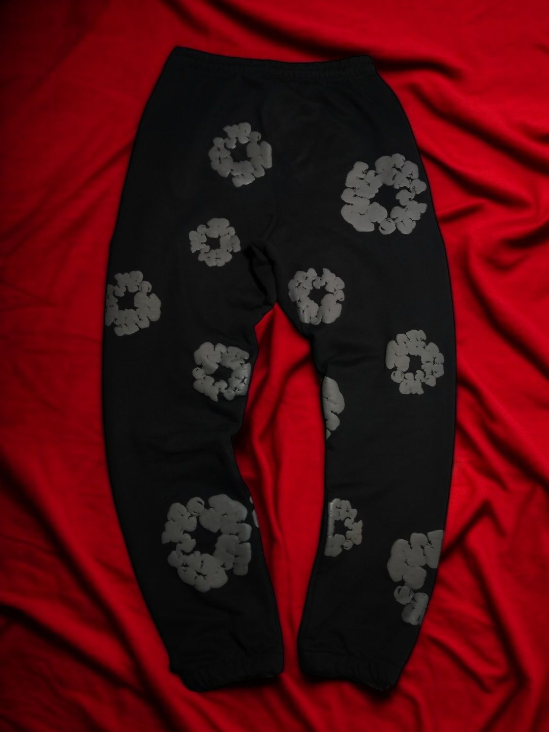 Spodnie Denim Tears Czarne Szare Bawełna Cotton Vintage Og Retro Puff