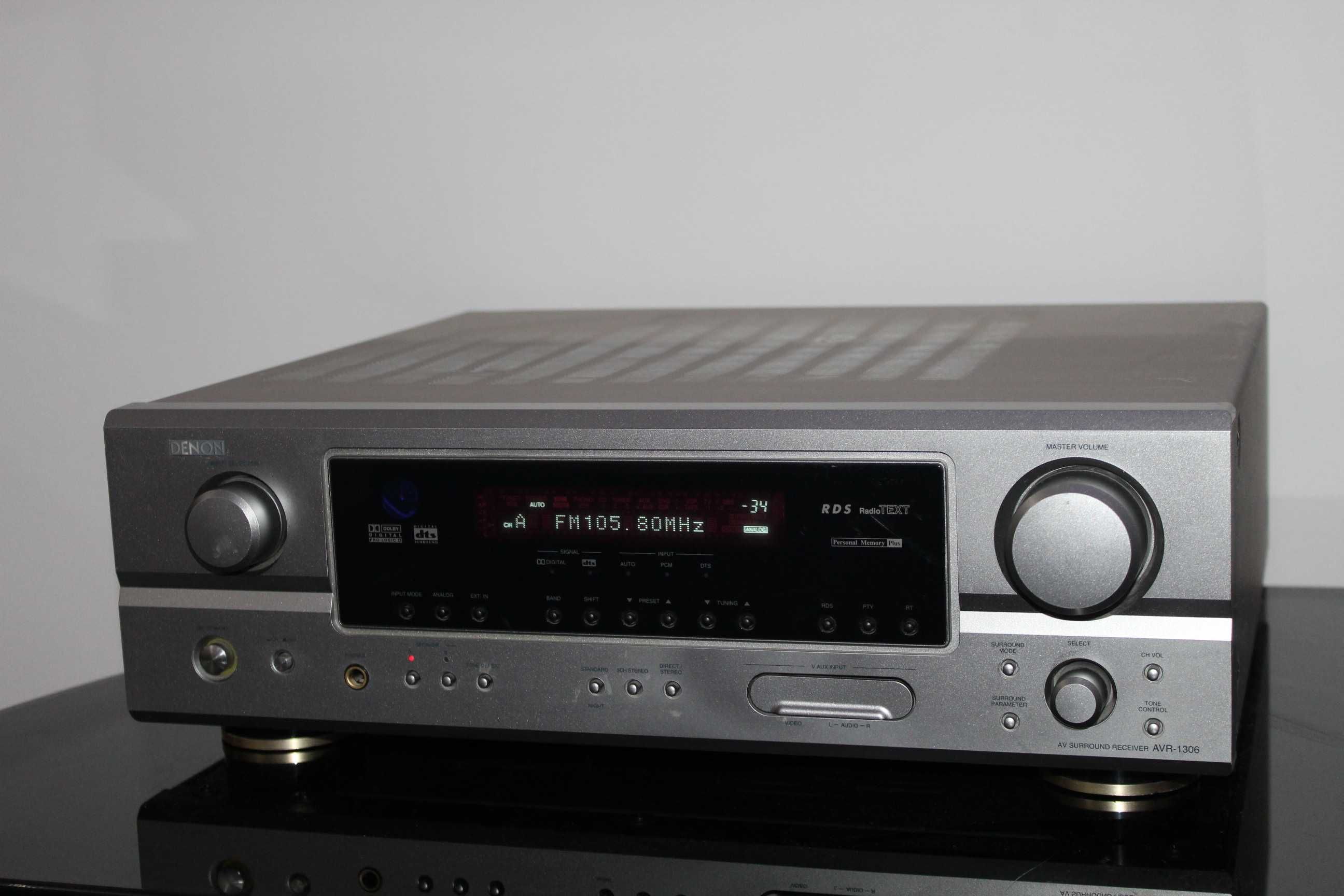 DENON AVR-1306 Amplituner wzmacniacz kino domowe optyk Wysyłka