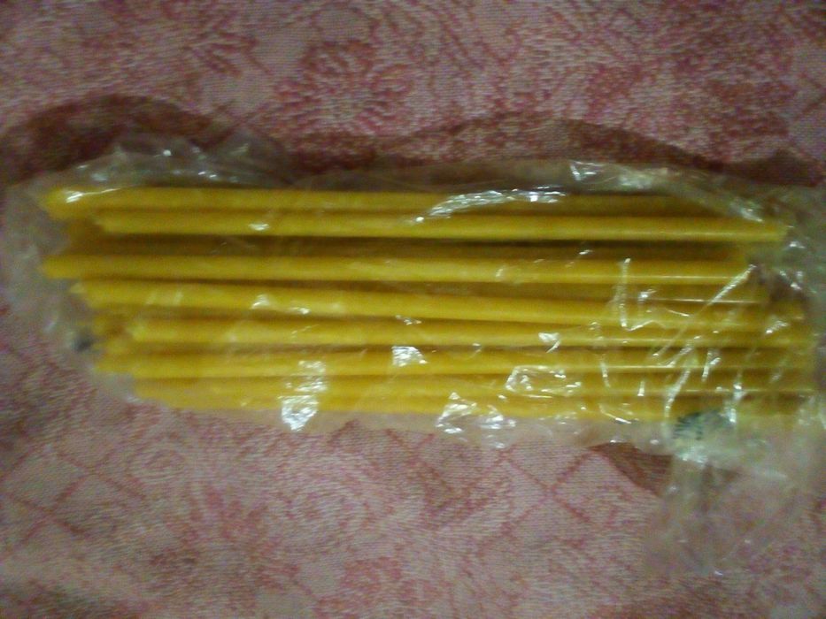 Свечи восковые 20 штук 20 см 6 грн./шт