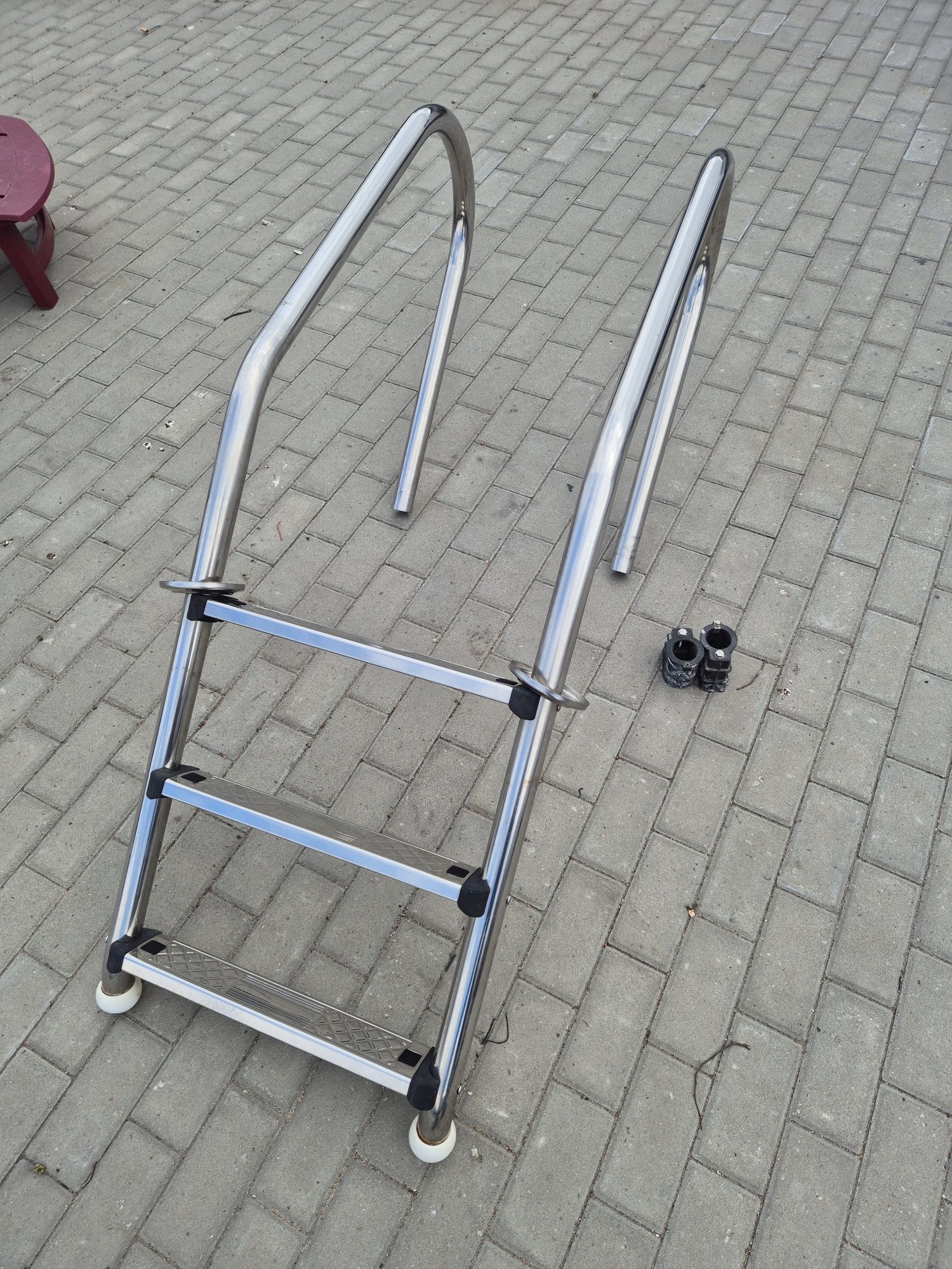 Drabina do basenu Inox 160cm WYSYŁKA