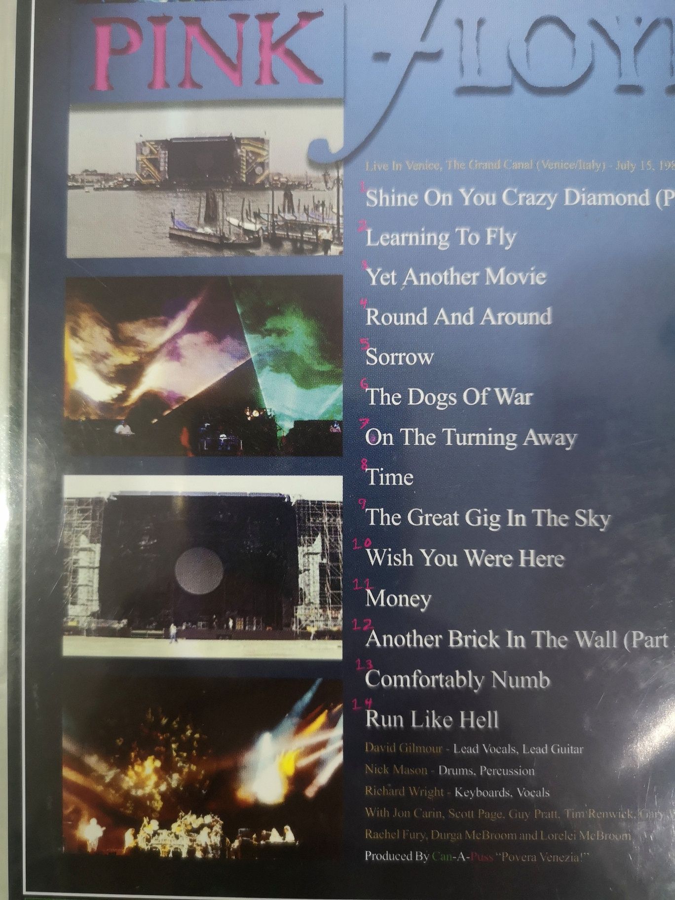 DVD's Pink Floyd