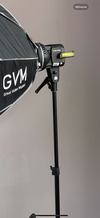 Набір постійного LED відеосвітла GVM P80S-2 80W (5600K) з софт боксом