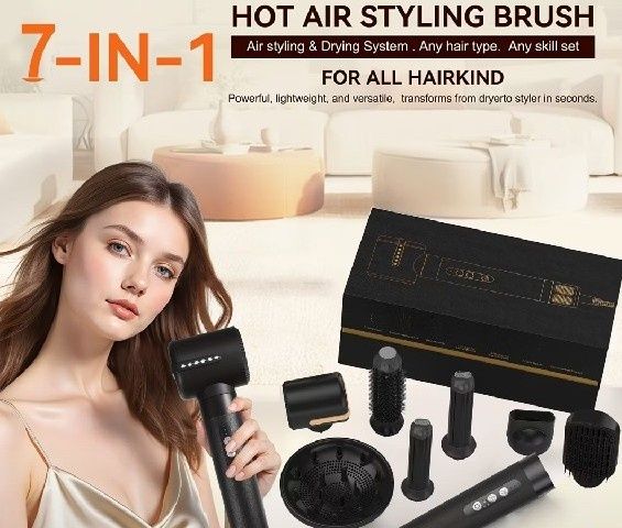 Szczotka do suszenia włosów 7w1