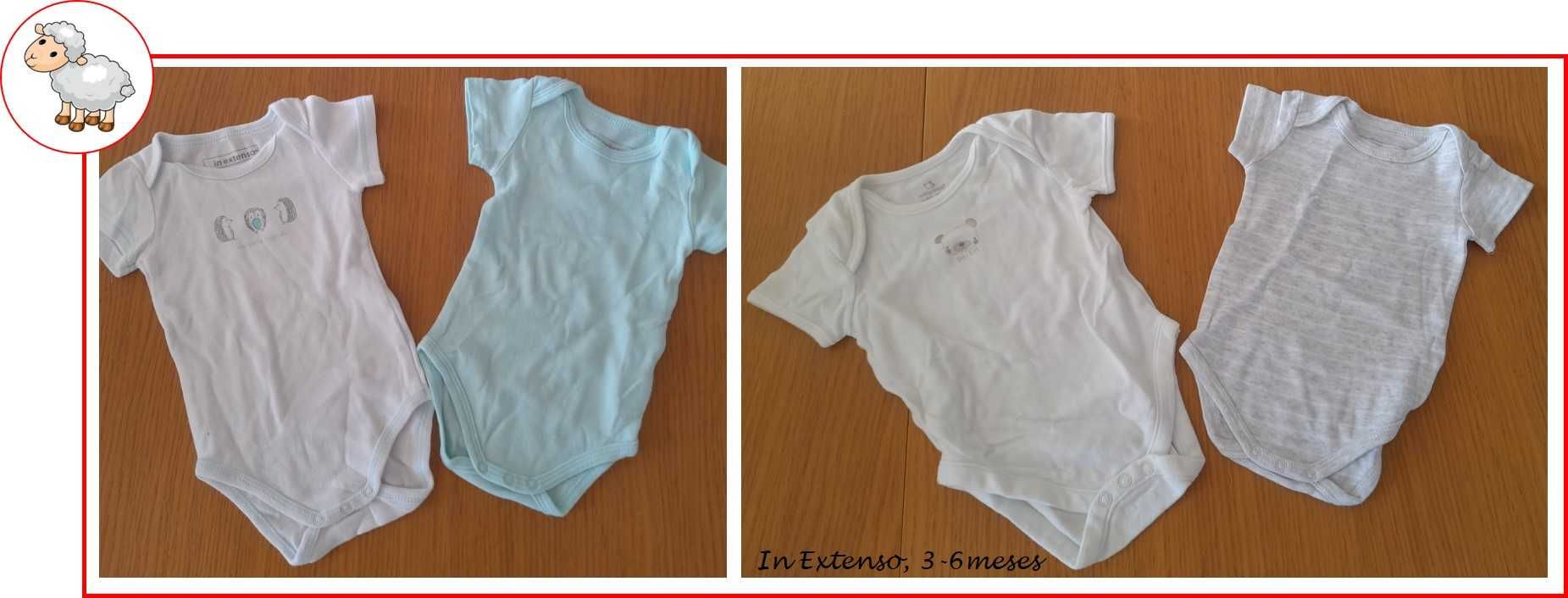 0-12Meses Menino Primavera/Verão - Calções e bodys