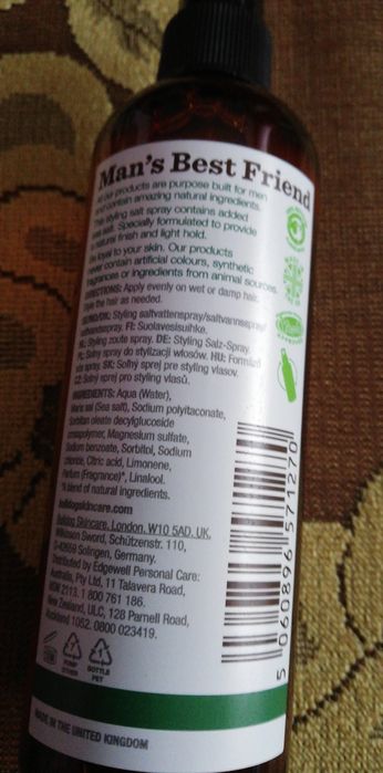 Odżywka do włosów dla mężczyzn firmy Bulldog