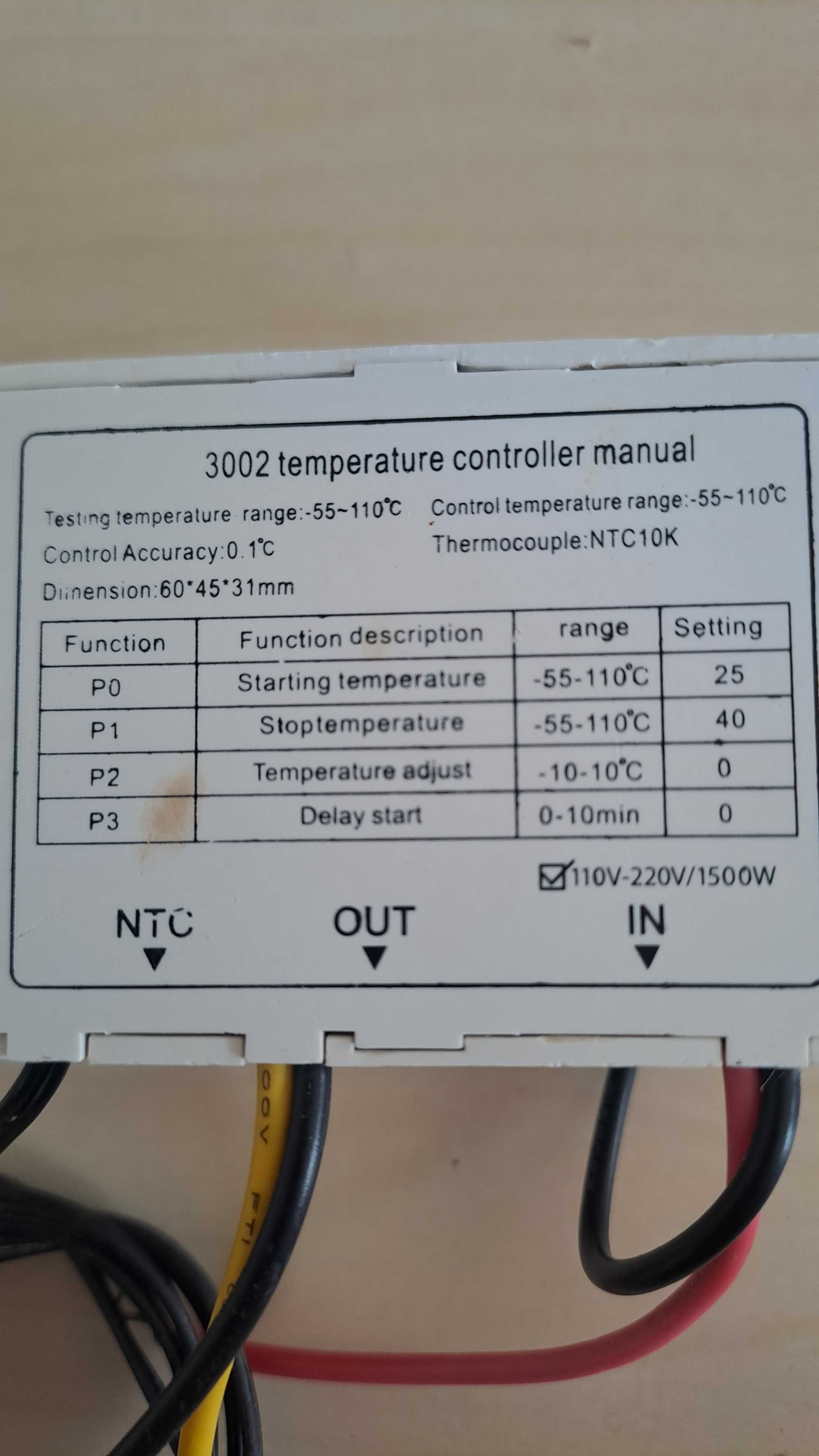 Termóstato Stc1000 e Resistências silicone