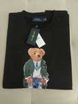 Koszulka Polo Ralph Lauren unisex damska męska czarna miś bear