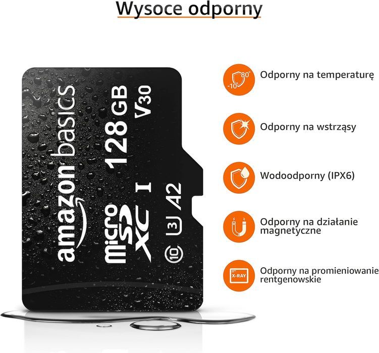 Karta microSD Amazon Basics LSMICRO128GU3 128 GB