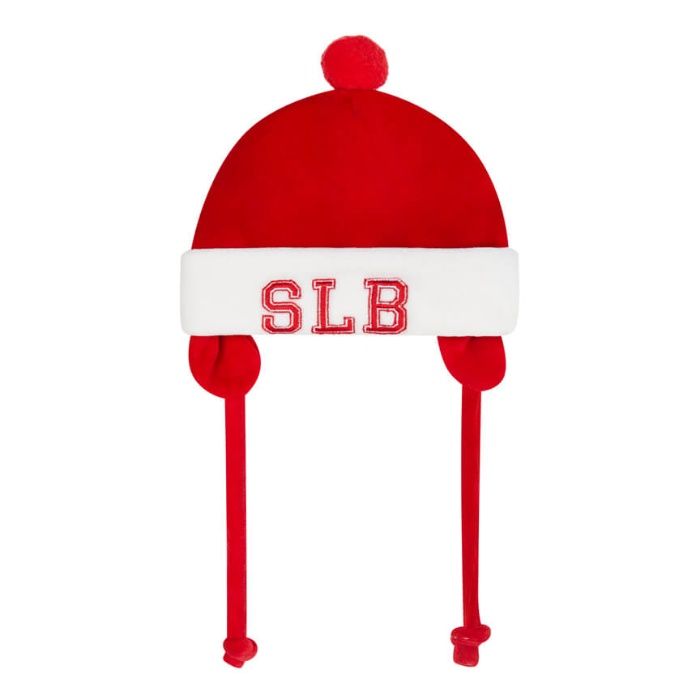 Gorro com pompom SLB para bebé - Oficial e novo