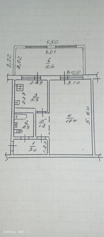 Продаж. 2-кімн.кв., район 18 школи