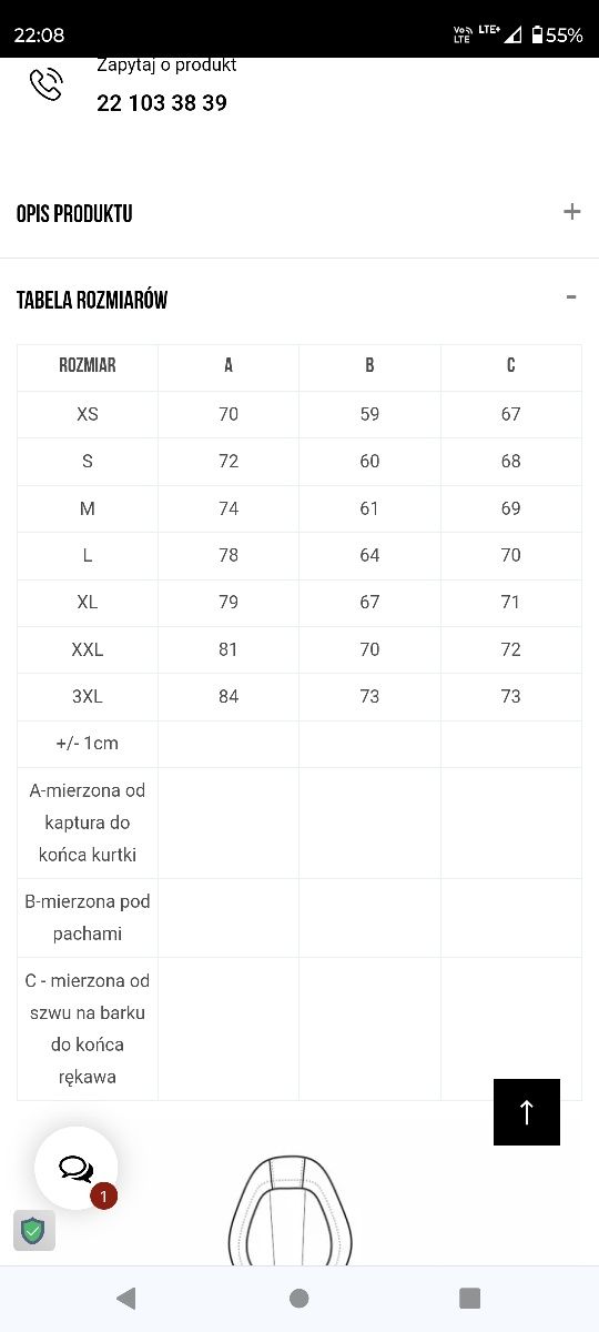 Kurtka męska nowa Pitbull rozmiar L zimowa