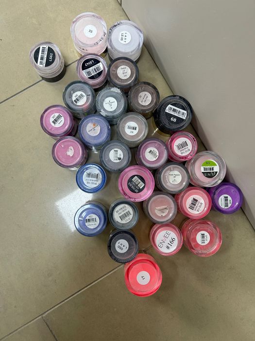 Pudry tytanowe, manicure tytanowy 30 szt