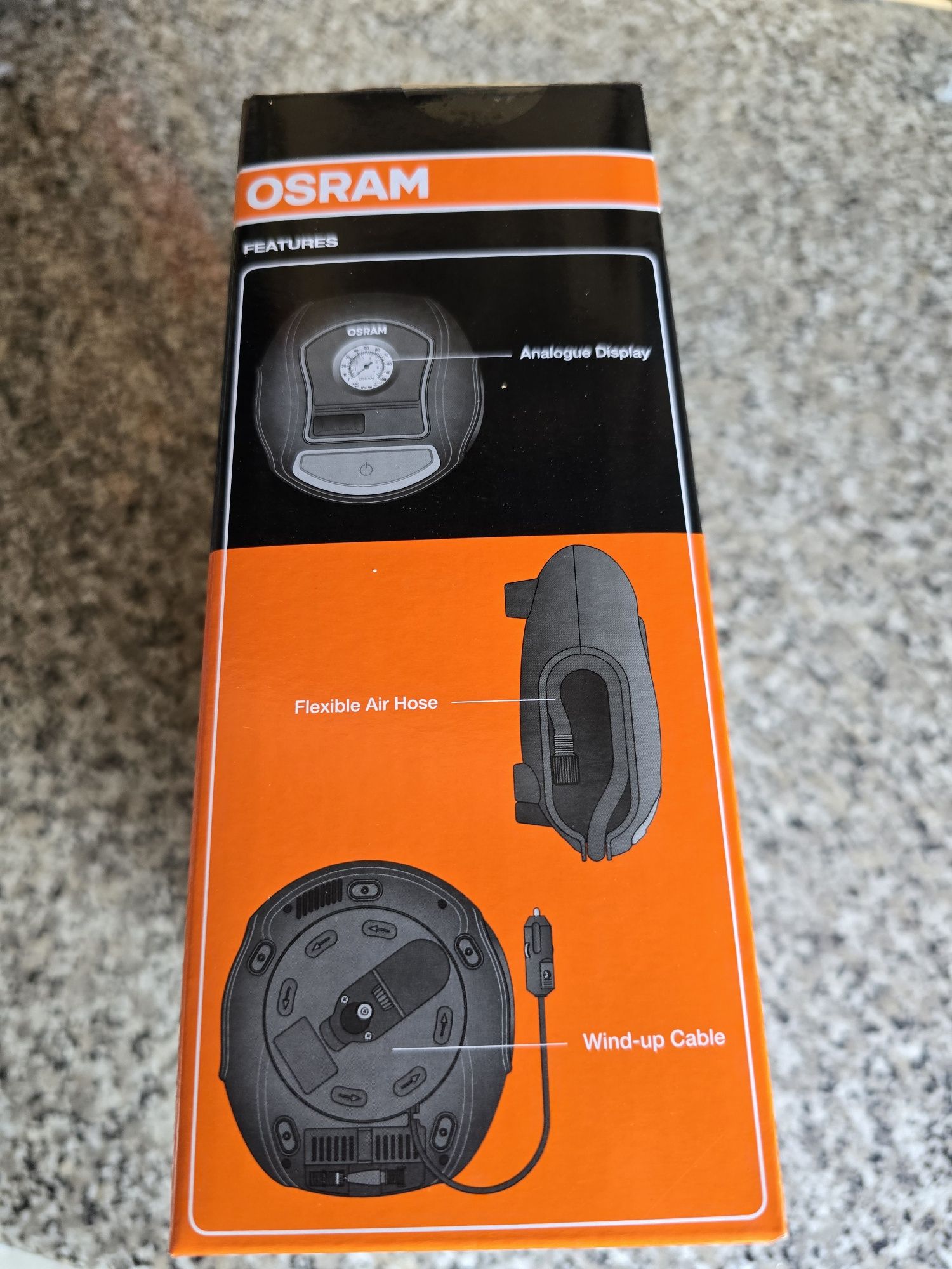 Novo - Selado - Com Garantia - Osram Compressor Analógico 200 Psi / 12
