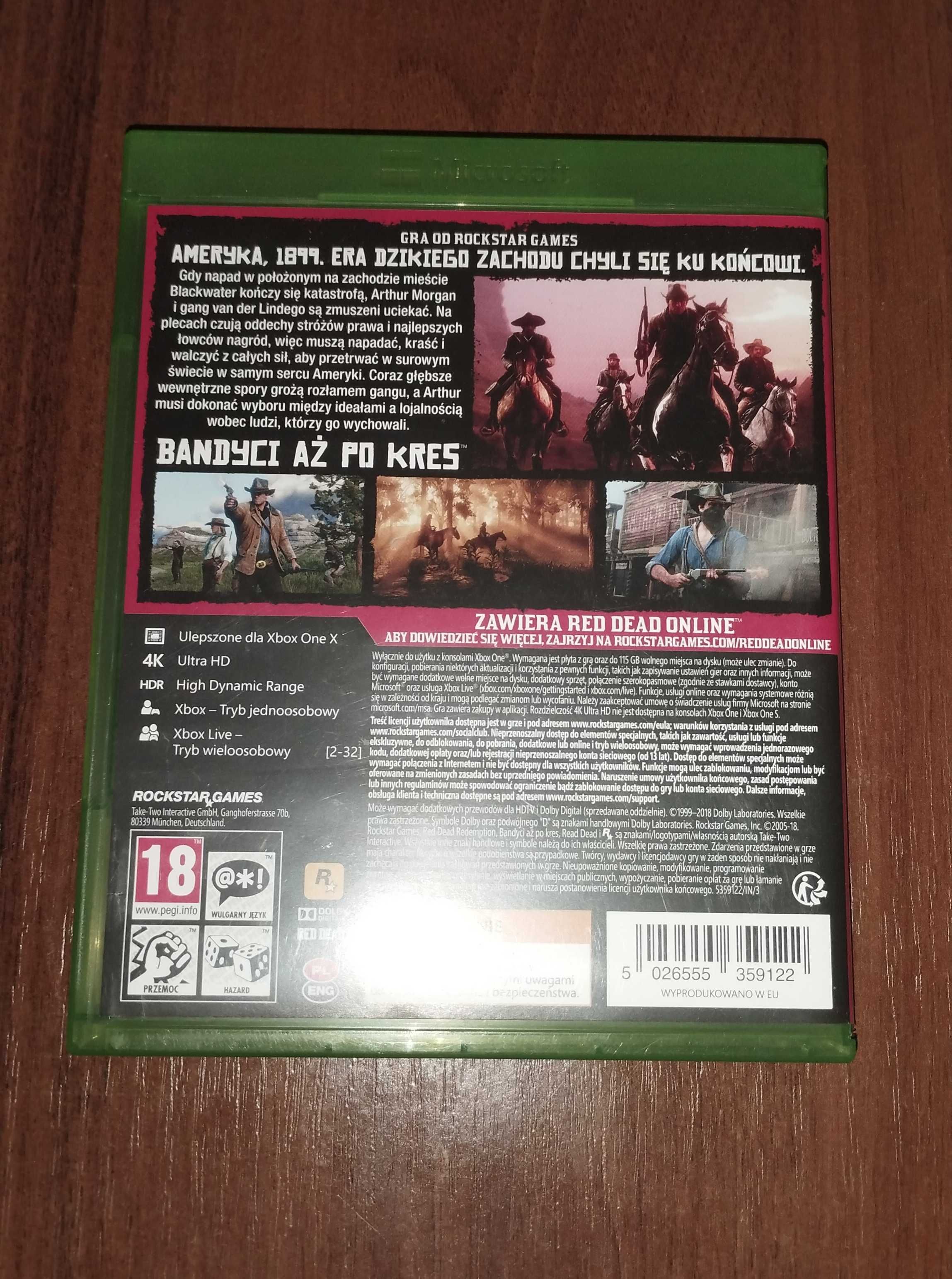 Red Dead Redemption 2 Xbox One