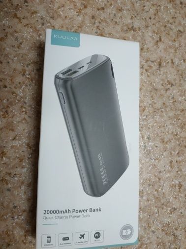 Powerbank kuulaa 2.1A 20000mAh preto SELADO