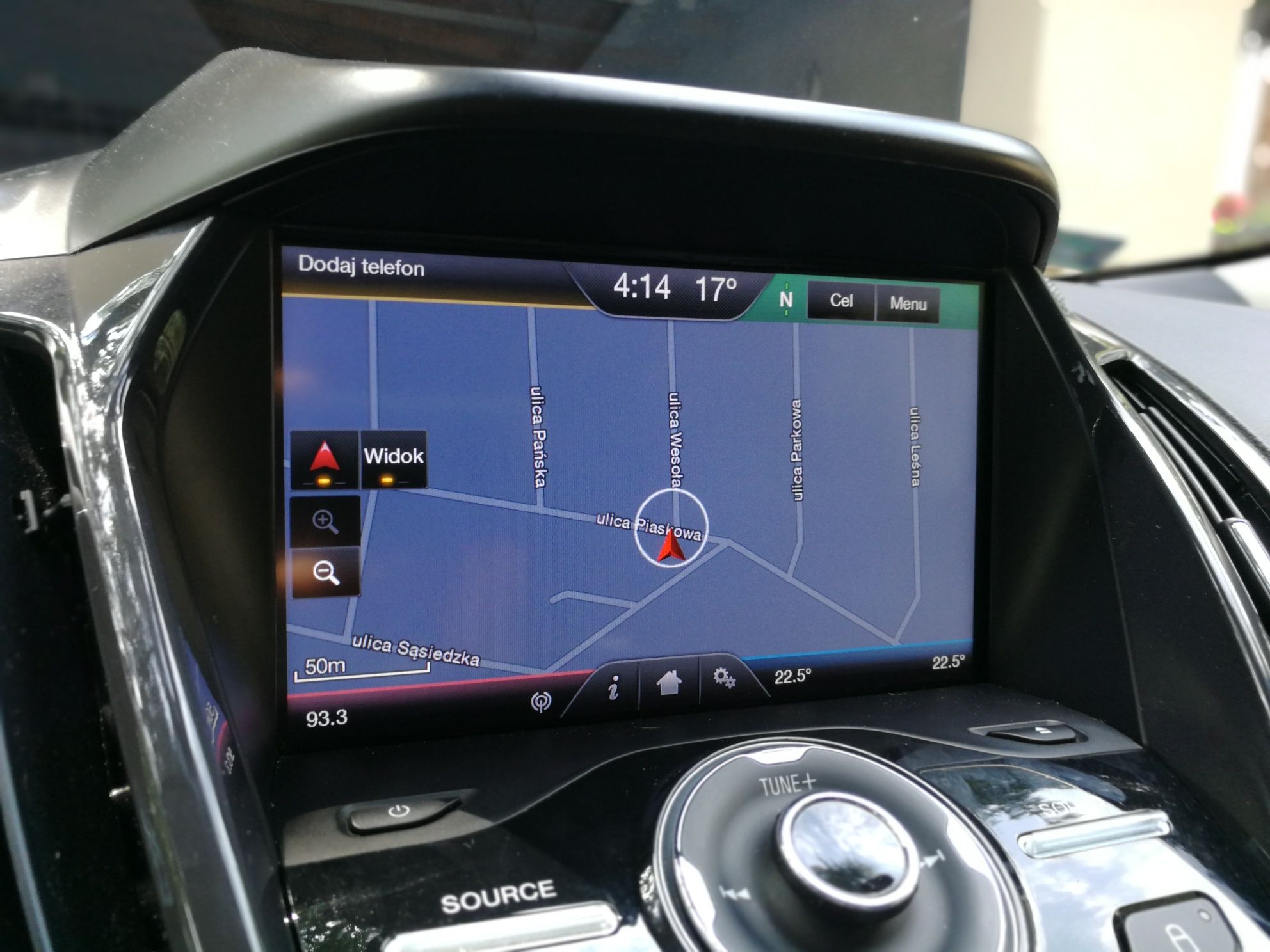 Naprawa nawigacji Ford Sync2 Sync3 FX NX Mapa Polskie menu