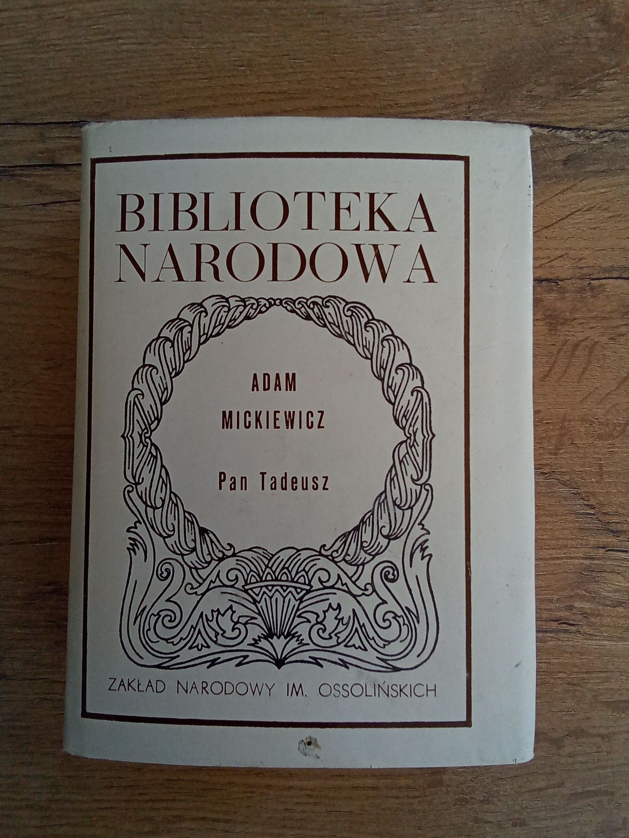 Pan Tadeusz Adam Mickiewicz Biblioteka Narodowa KG