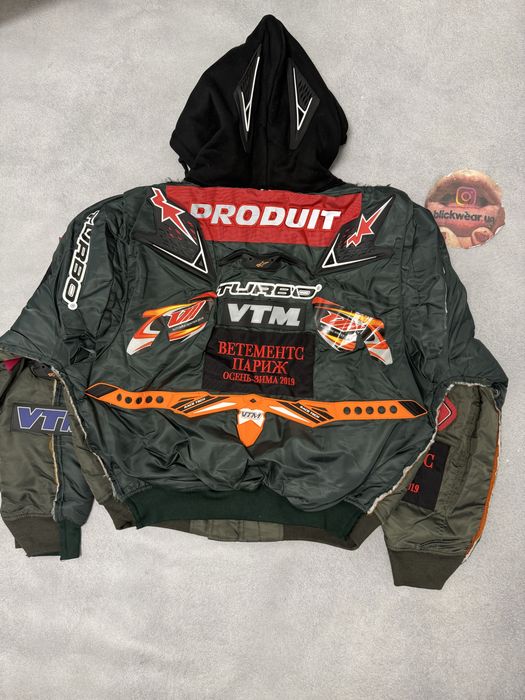 бомбер куртка Vetements x 2019