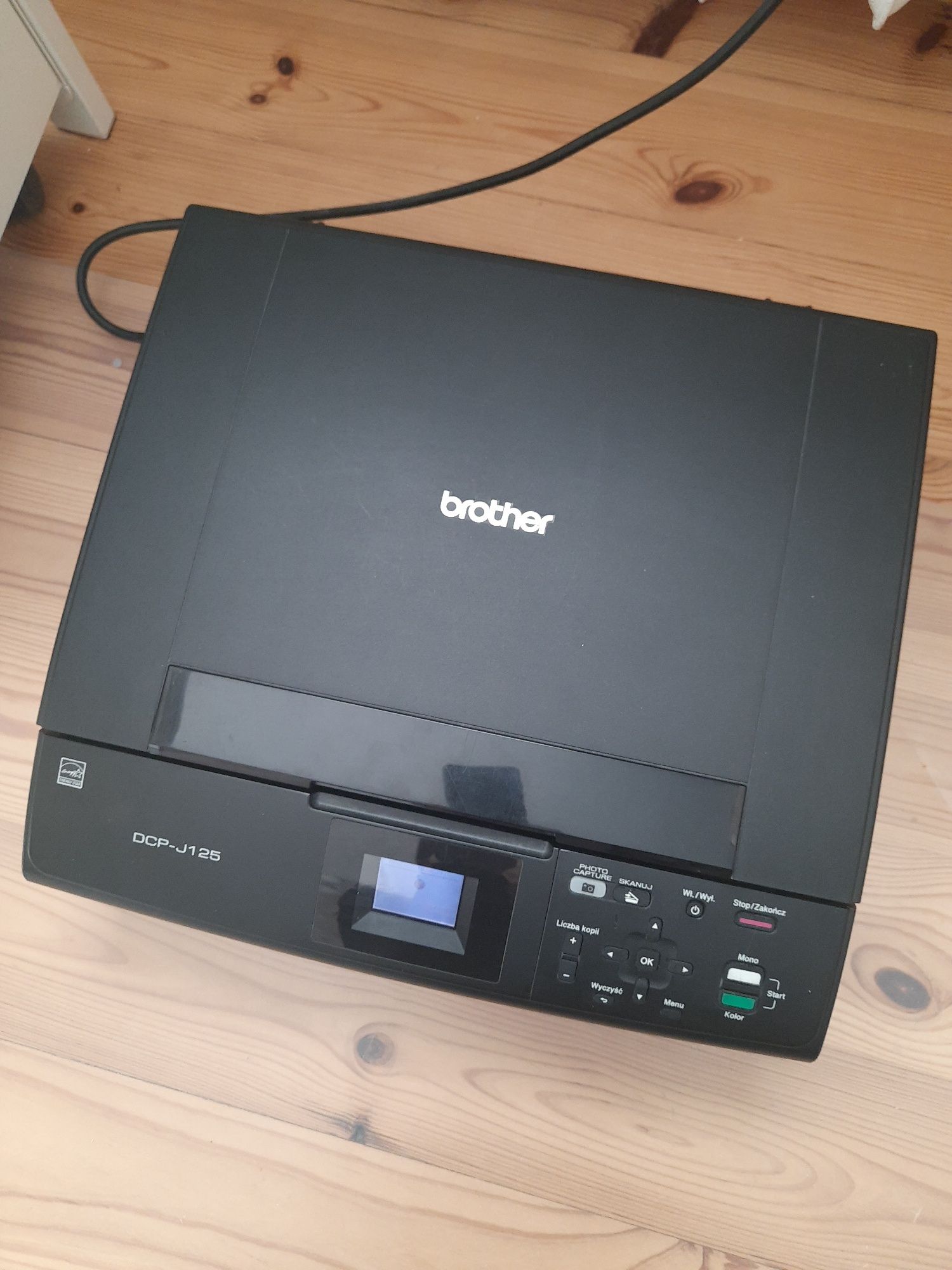 Drukarka brother atramentowa Kolor dcp-j125 uszkodzona błąd do naprawy