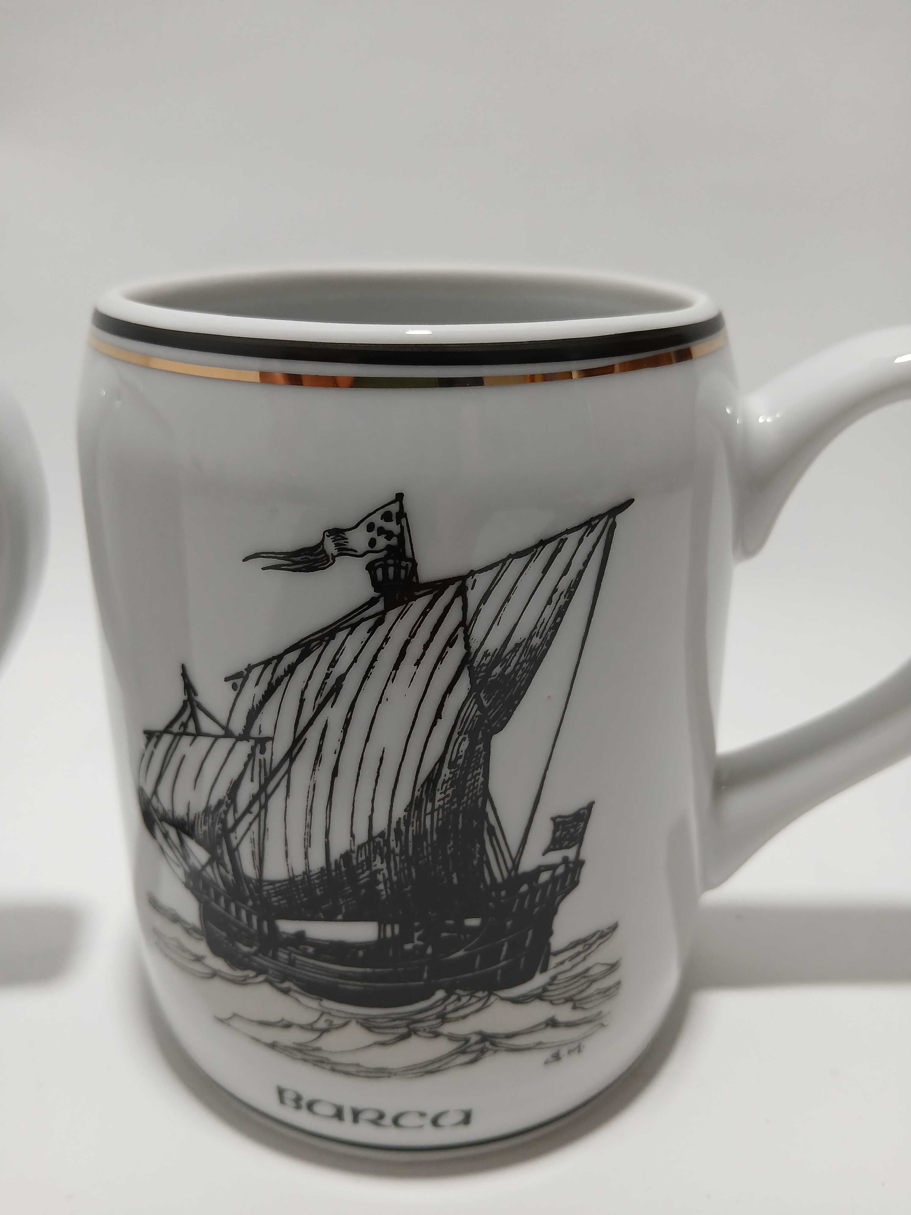 Canecas - Museu de Marinha - Portugal - Barcos: Nau | Barca