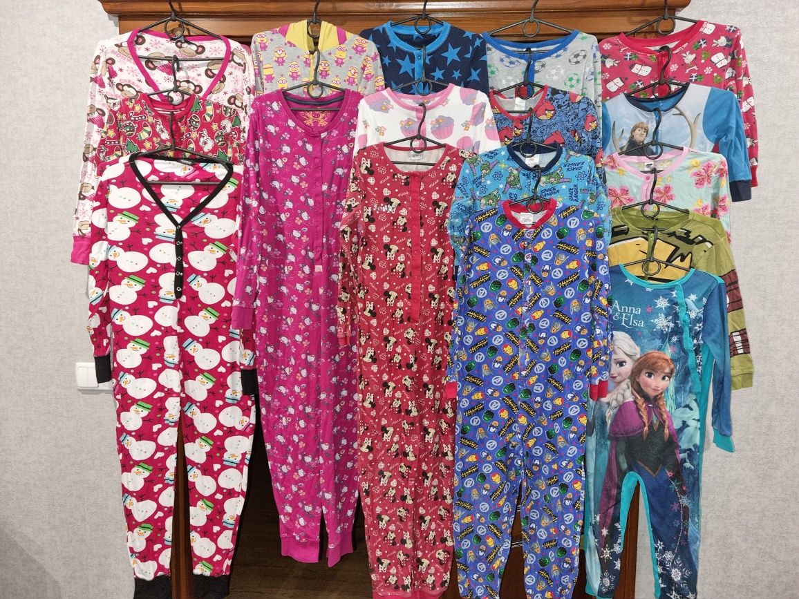 Пижамы,человечки коттоновые О П Т О М, сорт экстра,Англия!Цена за 1кг!