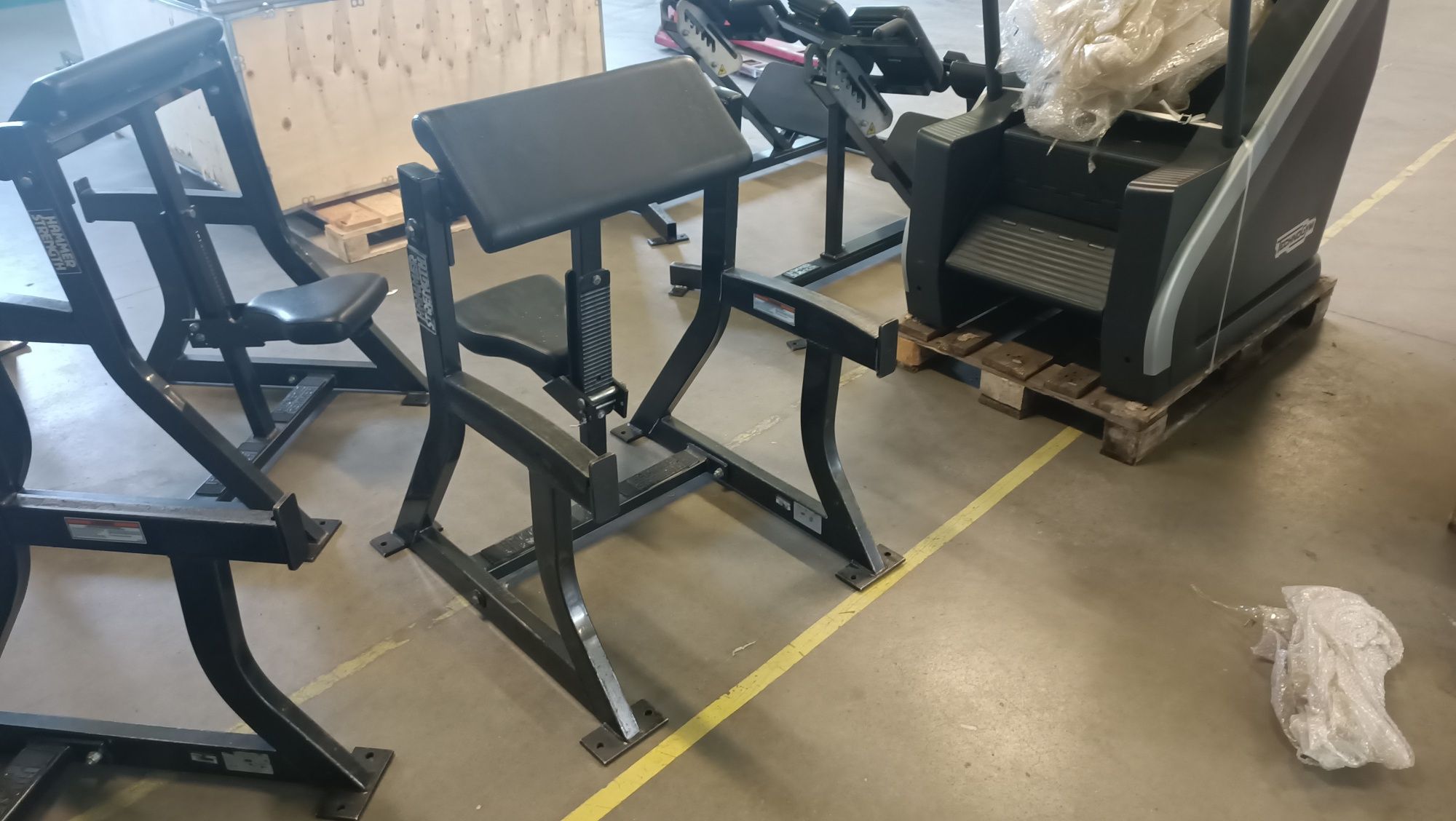 Modlitewnik hammer strength arm curl ławka Scott-a biceps hamer