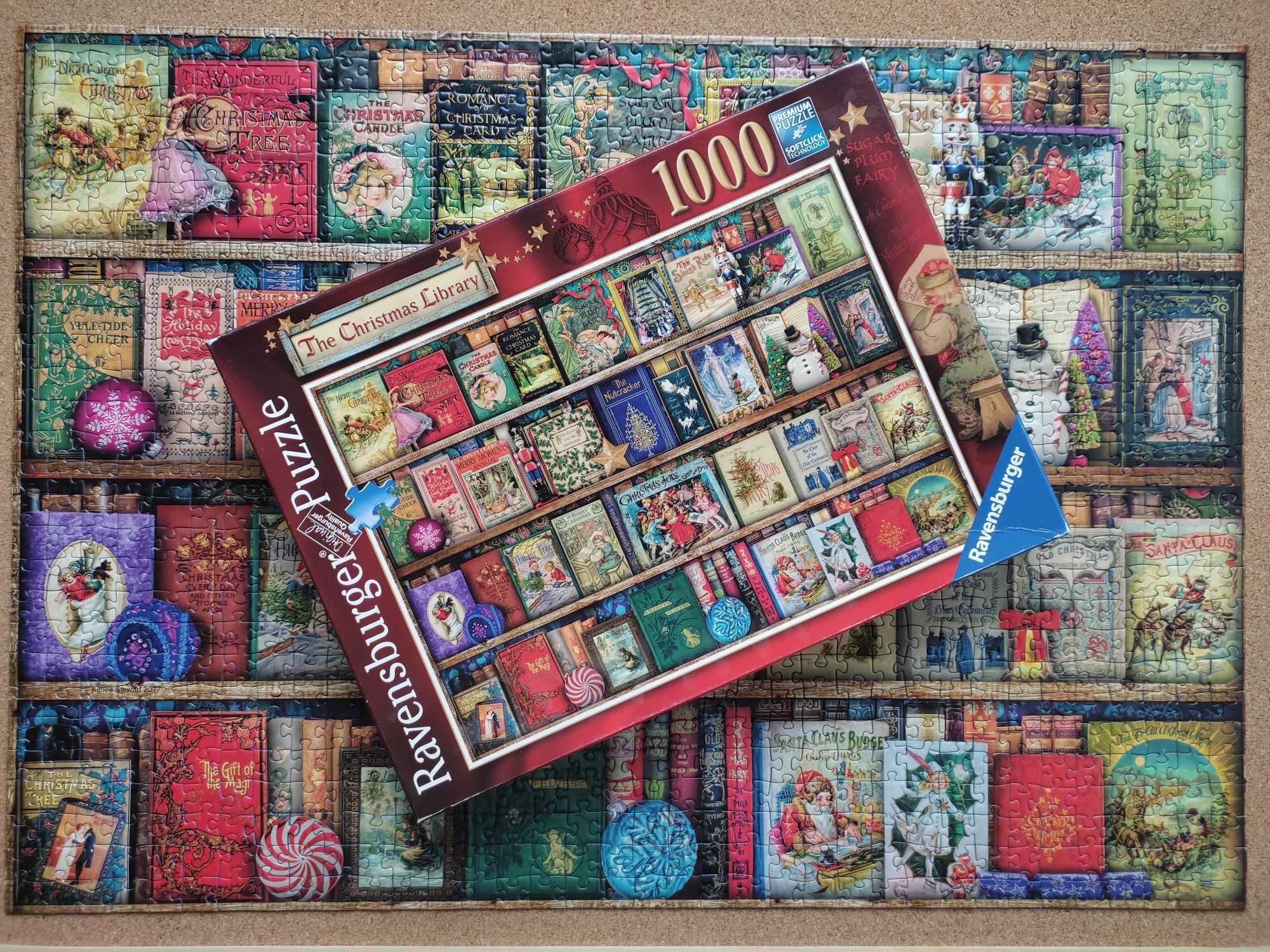 Puzzle Ravensburger 1000 the christmas library