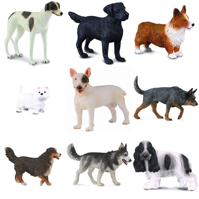 Фигурки собак Schleich (Шляйх), PAPO, CollectA