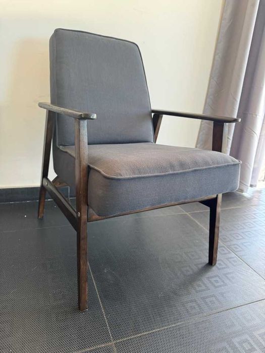 Fotel Lisek Śnieżnik PRL Design Odrestaurowany