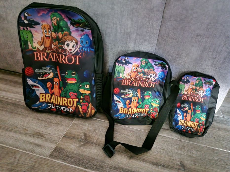 Mochila Brainrot.  Nova