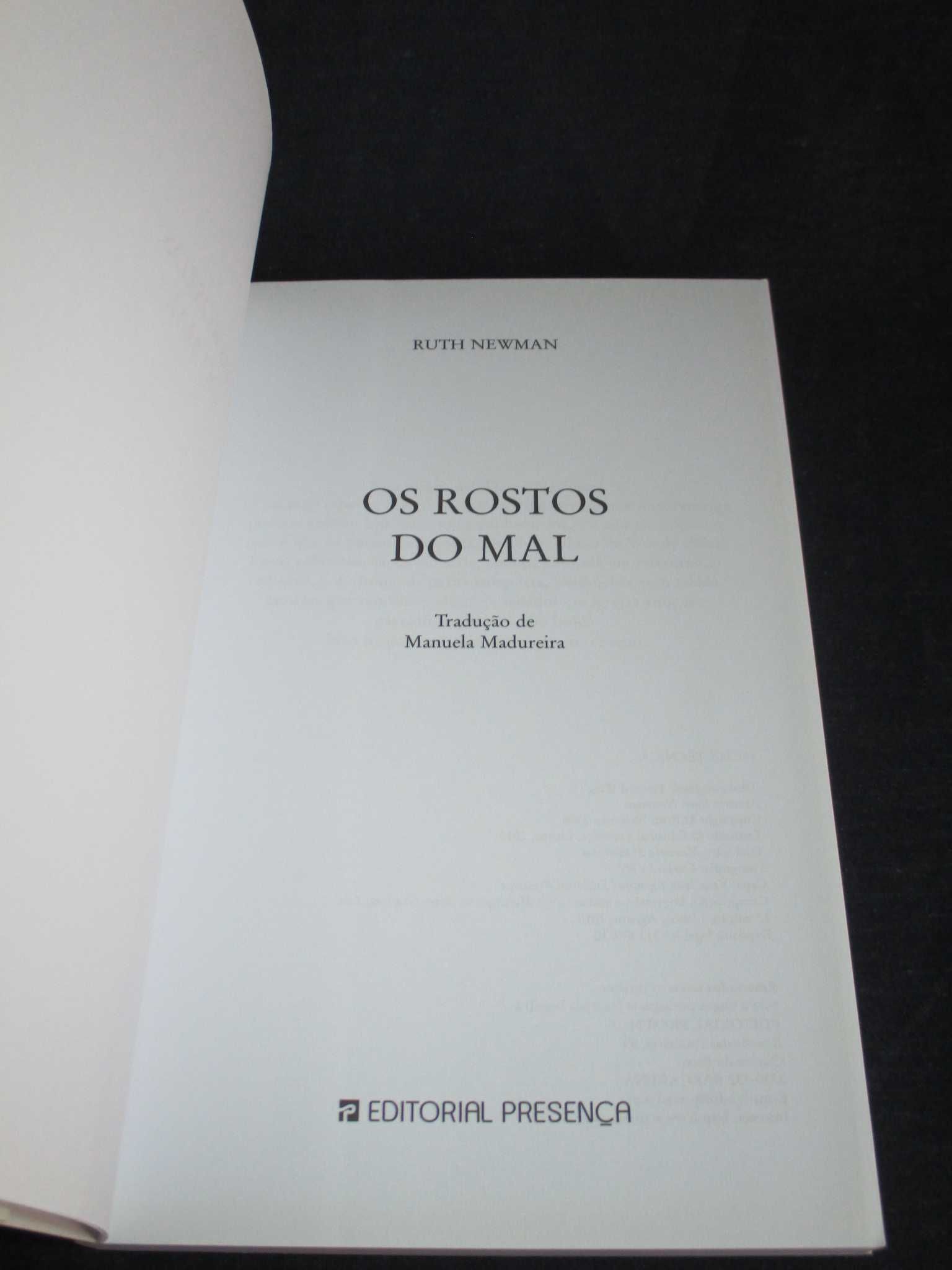 Livro Os Rostos do Mal Ruth Newman Fio da Navalha