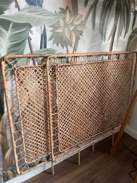 REZERWACJA do 21.11, Zagłówek, Tolkning, Ikea, rattan