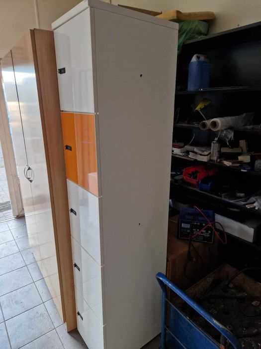 Szafa locker 1-kolumnowy 5 szafek - szafka BHP na kod, szyfr