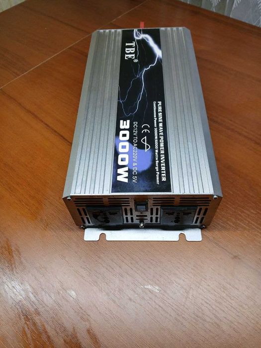 Инвертор напряжения 12-220В, 3000W-6000W, чистый синус TBE, Не рабочий