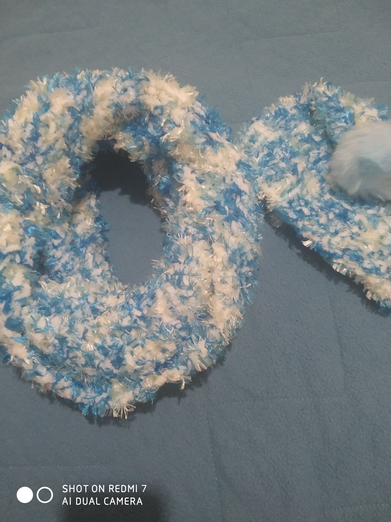 Conjunto de gola e gorro