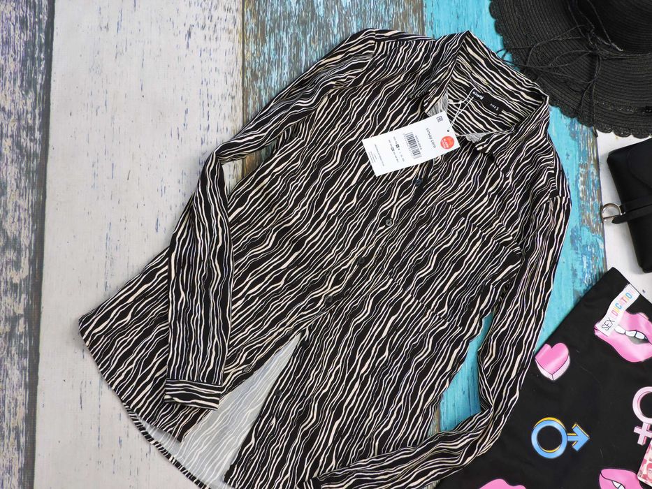 Sinsay Nowa koszula 100 % wiskoza wzory 36