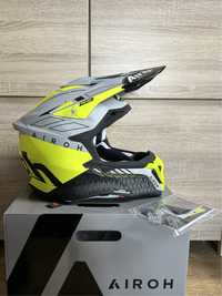 Kask AIROH Strycker Skin Yellow Matt Cross/Enduro/Adventure