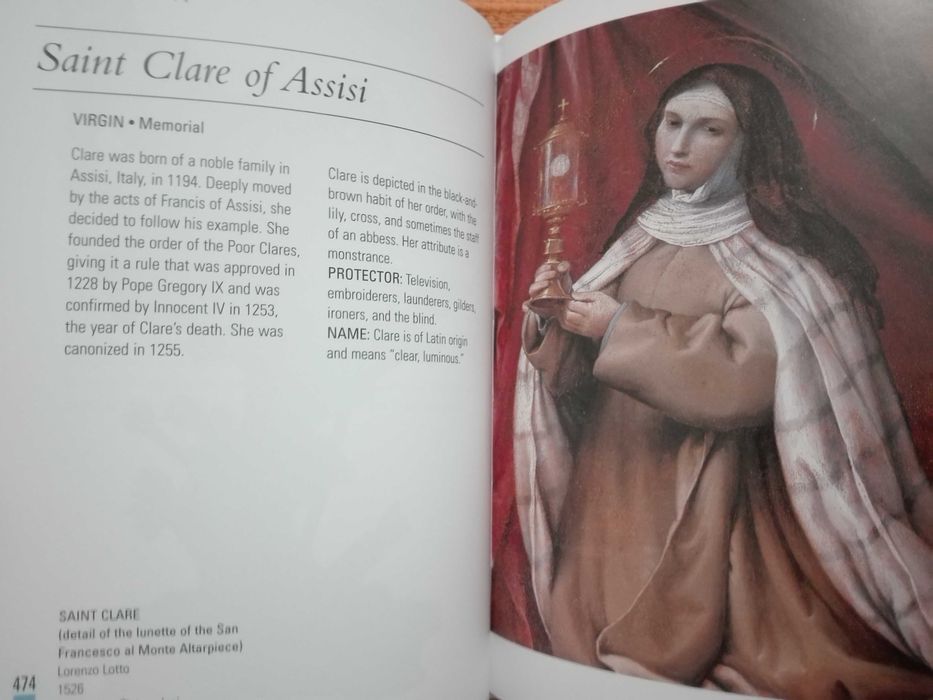 "Saints: A year in faith and art" de Rosa Giorgi