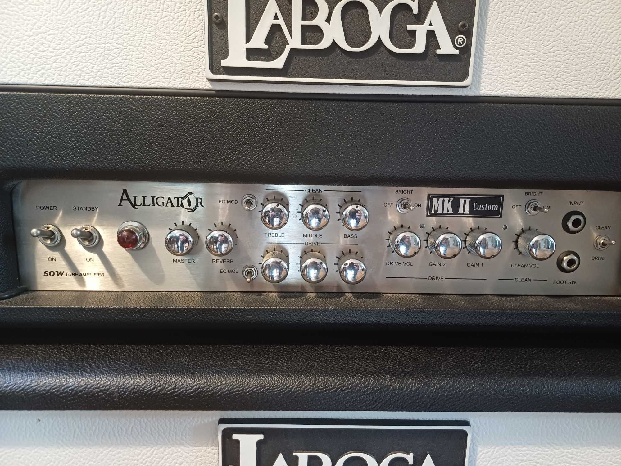 Wzmacniacz gitarowy lampowy 50 Wt Laboga Aligator MK 2 custom