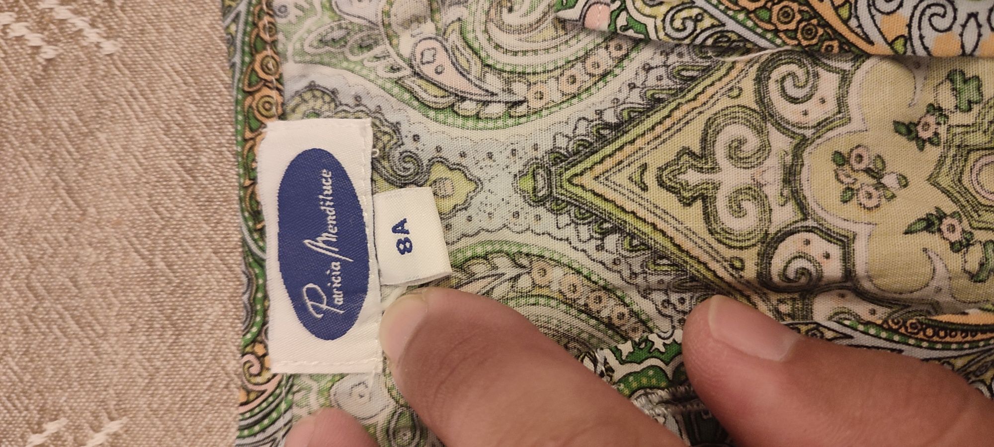 Vestido calção de verão 8 anos