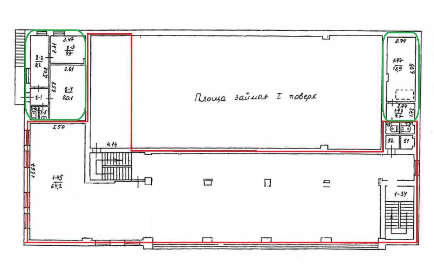 Чернігів Ринкова, 2. Торгівельні приміщення в ТЦ центральний ринок